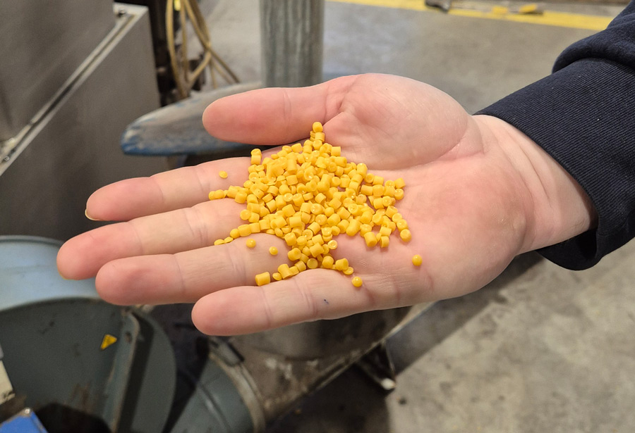 Recycled polypropylene